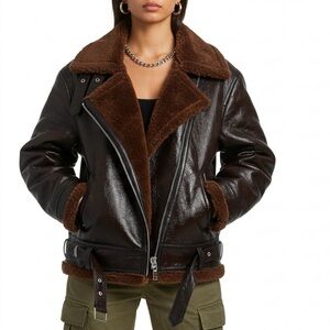 Aviator bomber jacket unisex